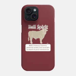 Spirit Animal-Bull Phone Case
