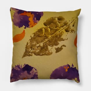 Mardi Gras Leaves Pillow