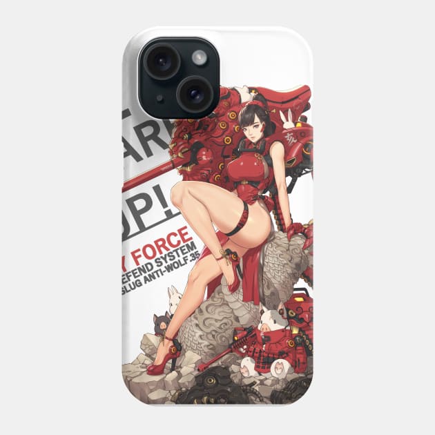 Tusker Slug Anti-Wolf.35 Phone Case by Pan_Ren_Wei