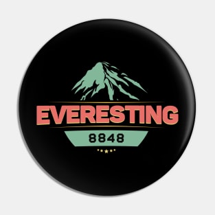 Everesting to 8848 meters Pin