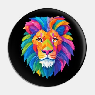 lion cartoon Pin