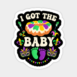 I Got The Pregnancy Announcement  Mardi Gras Magnet