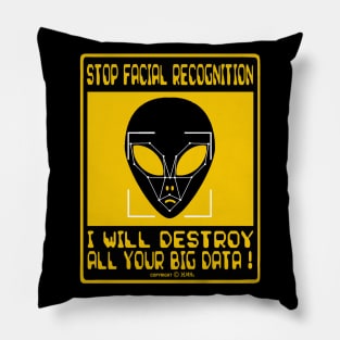 Stop Facial Recognition Pillow