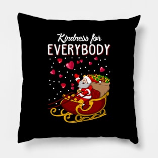 Kindness For Everybody. Kind Christmas. Pillow