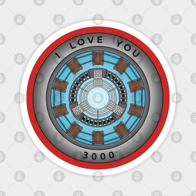 Proof I Love You 3000 Magnet by DeepDiveThreads