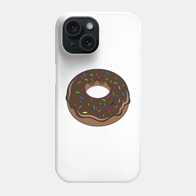 T-shirt featuring a cute, colorful, glossy donut with chocolate Phone Case by ARTotokromo