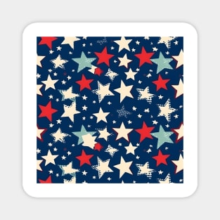 Patriotic 4th of July Pattern 23 Magnet