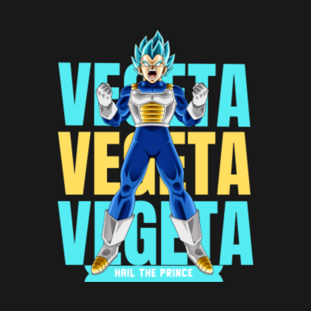 VEGETA BLUE DRIP - Dragonballsuper - T-Shirt | TeePublic