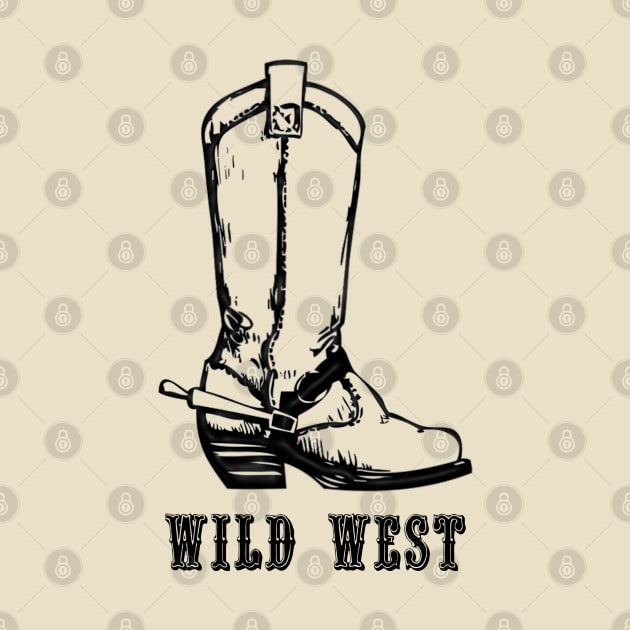 Western Era - Wild West Cowboy Boots 2 by The Black Panther