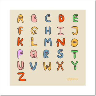 Alphabet Lore A Z Art Board Print for Sale by elnodi academy