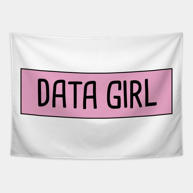 Data Girl Tapestry by orlumbustheseller