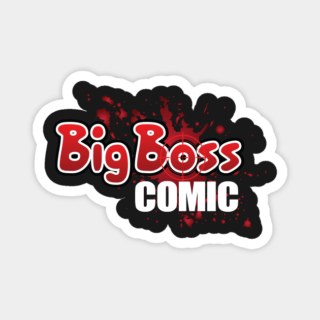 "Big Boss Comic" logo Magnet by MasterpieceArt