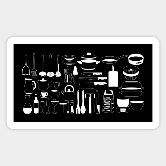 Minimalist Chef - Chef - Sticker