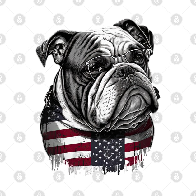 Bulldog 4th of July by JayD World