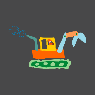 toddler draw excavator T-Shirt