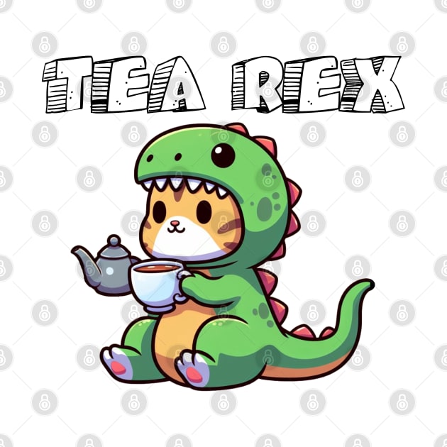 Tea Rex by Bubbles