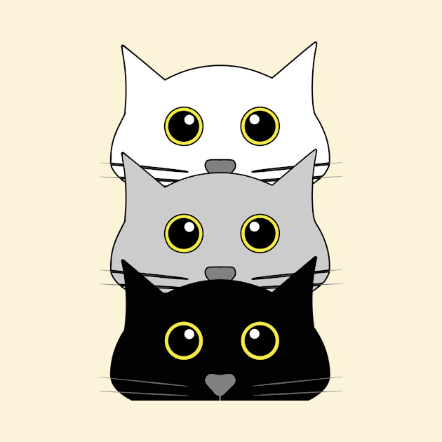 3 cats by UniqueMe