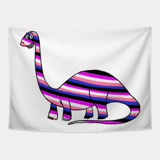 Gender Fluid Dinosaur Tapestry