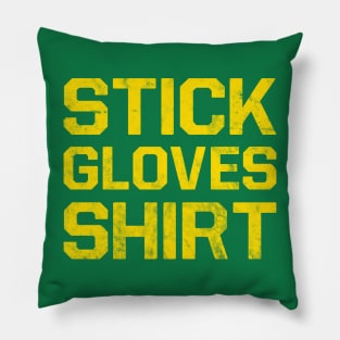 Stick, Gloves, Shirt - Russ Tyler Pillow