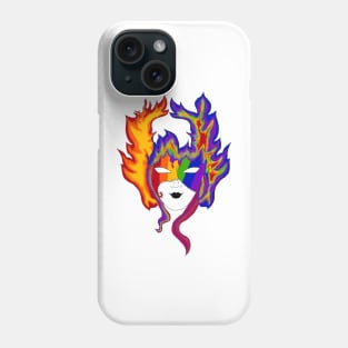 Rainbow fire Phone Case