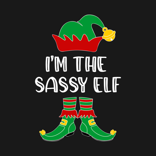 I'm The Sassy Elf Matching Family Group Christmas by SloanCainm9cmi