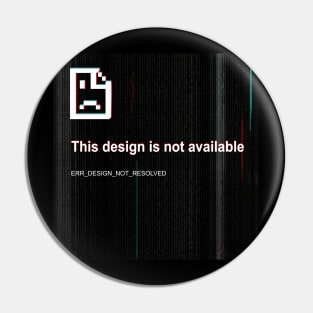 Error message Pin