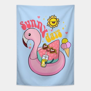 Sunny days a cute and fun summer time design Tapestry