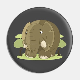 Big cute little elephant Pin