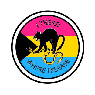 I Tread Where I Please - Demi Pansexual T-Shirt