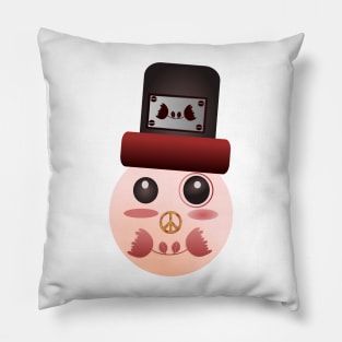 Psychedelic peace man Pillow