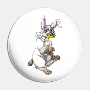 Bobtail BunnyCat: Cinnamon Lynx Point (White) Pin