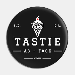 Tastie White Cone Pin