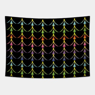 Colorful Angel design Tapestry