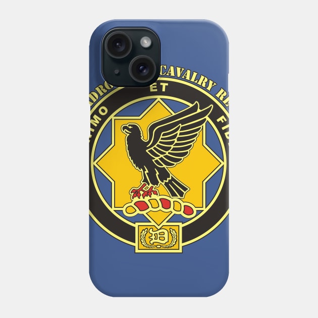 1st Squadron, 1st Cavalry Regiment - U.S. Army Phone Case by MBK