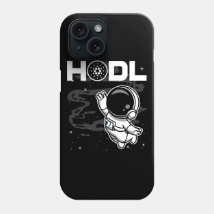 HODL Astronaut Cardano ADA Coin To The Moon Crypto Token Cryptocurrency Blockchain Wallet Birthday Gift For Men Women Kids Phone Case