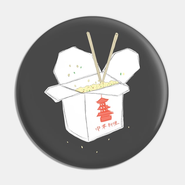 Chinese Take Away Box Pin by Marinaaa010