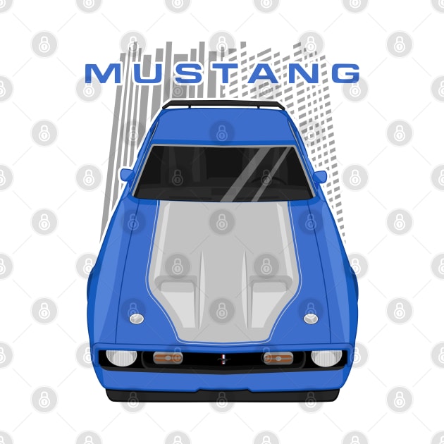 Mustang Mach 1 1971 to 1972 - Blue by V8social