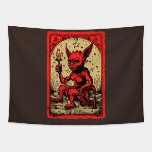 The Devil Tarot Card Tapestry