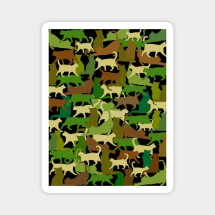 Cat Camo Magnet