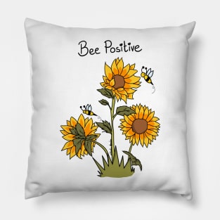 Bee Positive Pillow