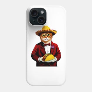 Taco Cat Provides All the Tacos Phone Case