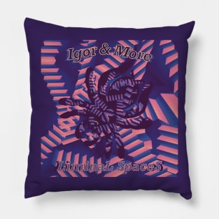 Igor & More Tarantula Liminal Spaces Purple Haze Pillow