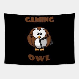 gaming owl Tapestry