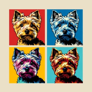 Norfolk Terrier Pop Art - Dog Lovers T-Shirt