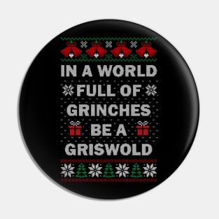 in a world full of grinches be a griswold Pin