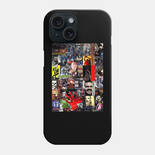 Horror Movie Collage Phone Case by Premium Nation