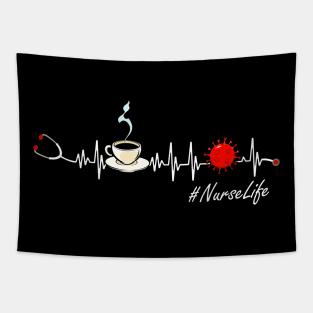 Coffee Nurse Life Tapestry