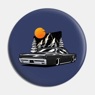 Black Continental 1965 Low Rider Pin