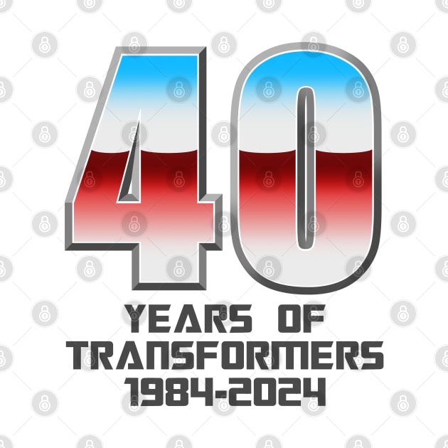 Transformers: GEN 1 - 40th Anniversary (4 light tees) by ROBZILLA