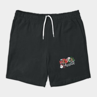 Medical Assistant Nurse Christmas Santa Shorts
